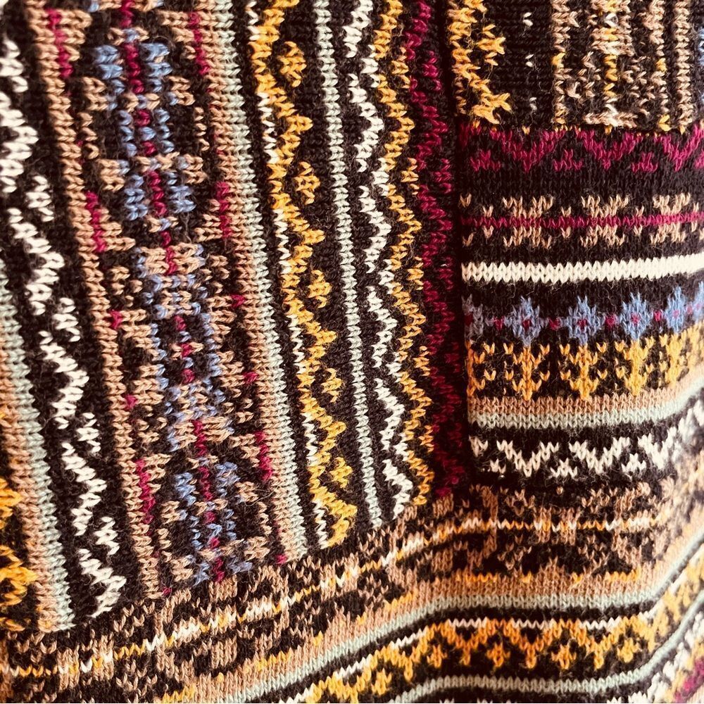 Coldwater Creek Patchwork Sweater Tunic - Picture 3 of 4